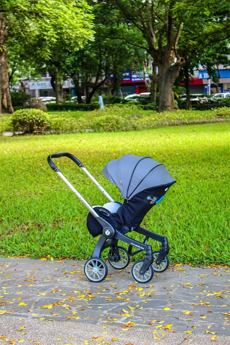 2025 New Four-in-One Multifunctional Newborn Stroller Lightweight Foldable Car Seat Two-way High View Baby Stroller Baby Carrier