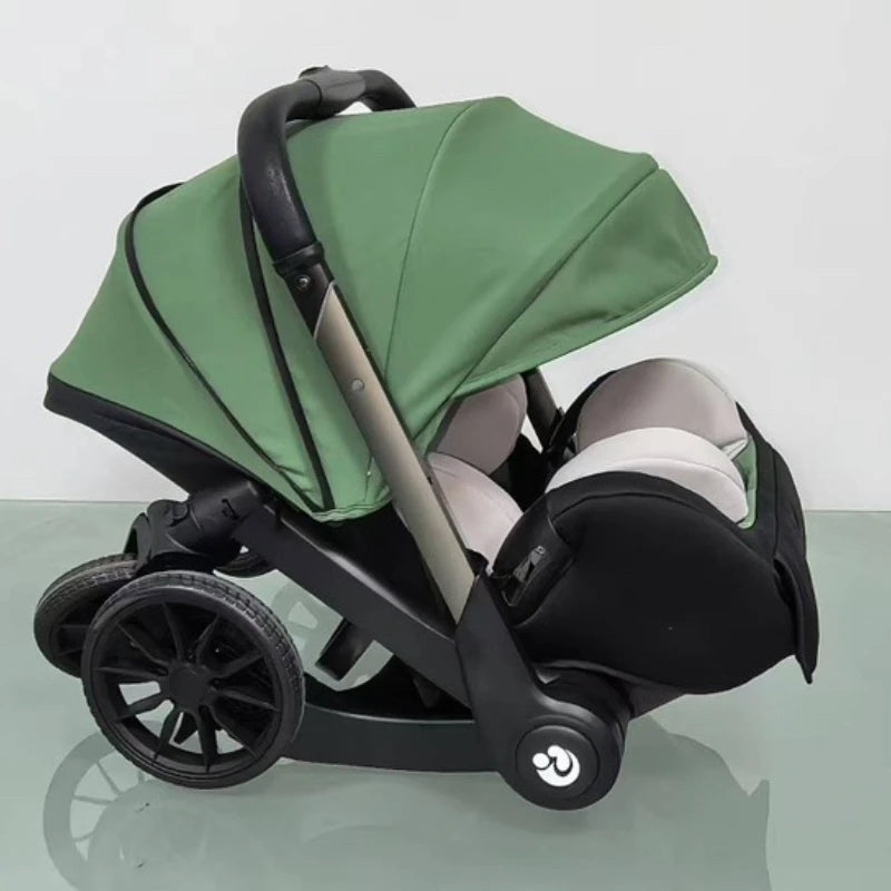 2025 New Four-in-One Multifunctional Newborn Stroller Lightweight Foldable Car Seat Two-way High View Baby Stroller Baby Carrier