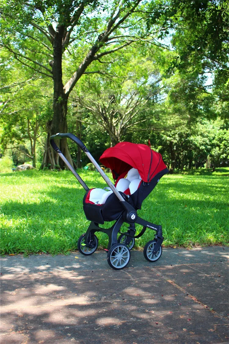 2025 New Four-in-One Multifunctional Newborn Stroller Lightweight Foldable Car Seat Two-way High View Baby Stroller Baby Carrier