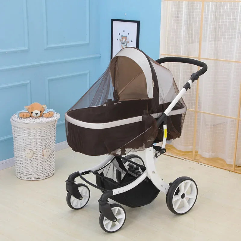 Mosquito Net For Baby Stroller Summer Pram Insect Shield Net Infants Pushchair Cart Safe Protection Mesh Pram Accessories