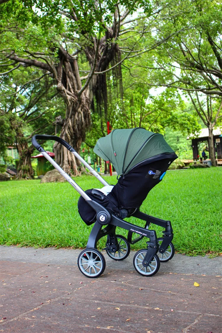2025 New Four-in-One Multifunctional Newborn Stroller Lightweight Foldable Car Seat Two-way High View Baby Stroller Baby Carrier