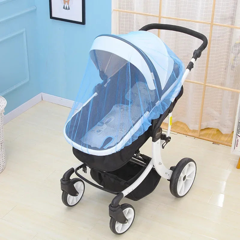 Mosquito Net For Baby Stroller Summer Pram Insect Shield Net Infants Pushchair Cart Safe Protection Mesh Pram Accessories